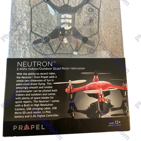 Propel RC Neutron 2.4GHz Indoor/Outdoor Quad Rotor Helicopter W/ HD Came… - Picture 4 of 6